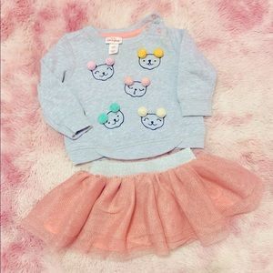 Adorable 3-6 month baby girl outfit!